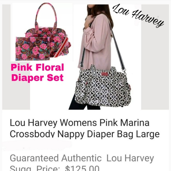 NWT LOU HARVEY Baby / weekend BAG SET NWT - Picture 2 of 5
